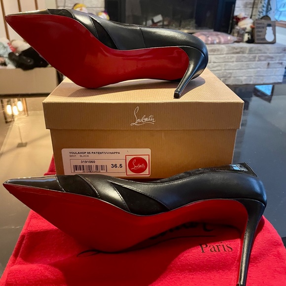 Christian Louboutin Youahops Black size 36.5 (6.5 US) - Picture 5 of 6